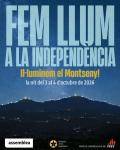 L�independentisme il&middot;luminar&agrave; el Montseny la nit del 3 d�octubre