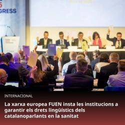 La FUEN reclama garantir l?atenci&oacute; sanit&agrave;ria en catal&agrave; i poder fer el MIR en catal&agrave;