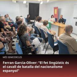 Ferran Garcia-Oliver situa l?espanyolisme darrere l?odi al valenci&agrave;