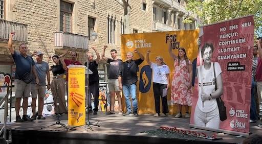 Carme Travesset recorda Blanca Serra al Fossar de les Moreres