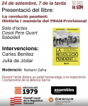 Sabadell acull una nova presentaci&oacute; de La revoluci&oacute; pendent, amb un homenatge a Blanca Serra