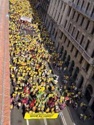 La vaga educativa obre el curs a Catalunya Sud amb mobilitzacions i talls arreu 