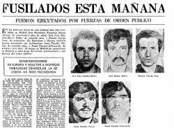 51 anys dels darrers afusellaments del franquisme