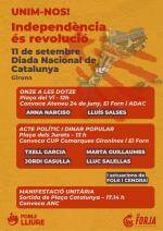 Girona prepara una Diada amb actes al carrer, dinar popular i manifestaci&oacute;