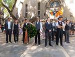 Reeixida acompanya les fam&iacute;lies dels detinguts de 1901 en el recorregut del primer Onze de Setembre combatiu