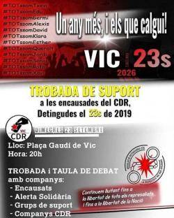 Vic recorda els encausats de l?operaci&oacute; Judes set anys despr&eacute;s de les detencions del 23-S