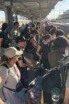 Dignitat a les Vies contraposa el col&middot;lapse ferroviari amb l'aposta per ampliar l'aeroport