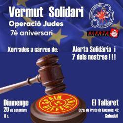 Sabadell acull un acte de suport als encausats de l?operaci&oacute; Judes mentre esperen la decisi&oacute; de l?Audi&egrave;ncia Nacional espanyola