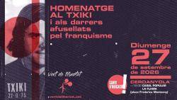 L'homenatge a Txiki es trasllada al Casal Popular La Flama per les restriccions de la pesta porcina africana
