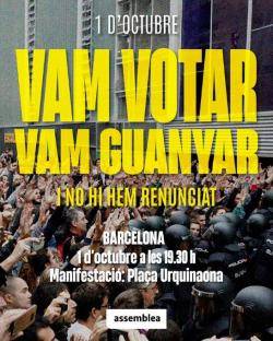 L�ANC convoca m&eacute;s de cinquanta actes per reivindicar l�1-O nou anys despr&eacute;s del refer&egrave;ndum