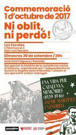Es presenta el llibre de mem&ograve;ries d�en Jaume Mart&iacute;nez Vendrell a Sant Just Desvern