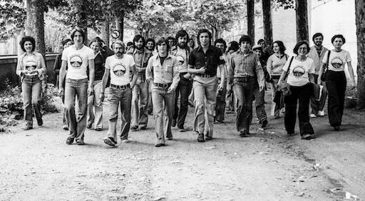 Montblanc commemora els 50 anys de la Marxa de la Llibertat (F: Robert Ramos)