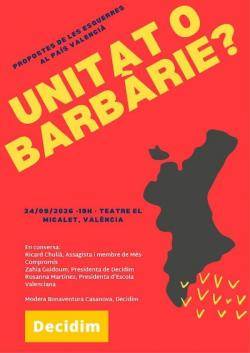 Decidim porta al Teatre Micalet el debat sobre la converg&egrave;ncia de les esquerres valencianes