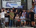 La mobilitzaci&oacute; atura el desnonament d�un matrimoni de 81 i 74 anys a Badalona