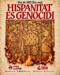 Poble Lliure i La Forja denuncien el colonialisme espanyol i reivindiquen que el 12 d�octubre no hi ha res a celebrar