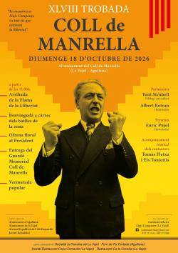 El Coll de Manrella acollir&agrave; la 48a trobada d'homenatge a Llu&iacute;s Companys i als qui van lluitar per la llibertat