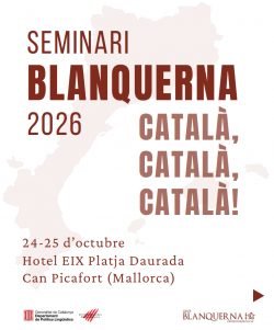 El catal&agrave;, l?habitatge i l?escola centren el Seminari Blanquerna