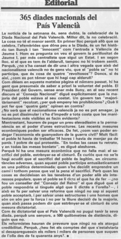 365 diades nacionals del Pa&iacute;s Valenci&agrave;