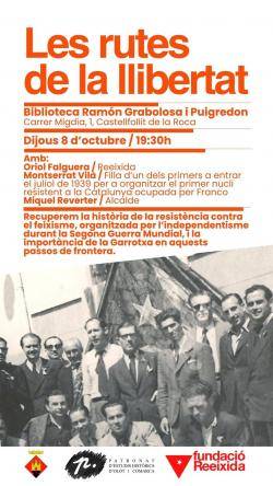 Es presenta a Olot i Castellfollit de la Roca les rutes de la llibertat