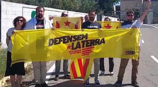 La CUP exigeix responsabilitats per l'incendi a l'Albera i reclama el tancament de la base militar de Sant Climent Sescebes
