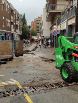 La CUP alerta que Sant Cugat &laquo;no est&agrave; preparada&raquo; davant els episodis de pluges torrencials