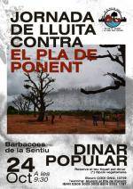 Aturem el Pla de Ponent convoca una jornada de lluita contra la urbanitzaci&oacute; de zones inundables de Gav&agrave;