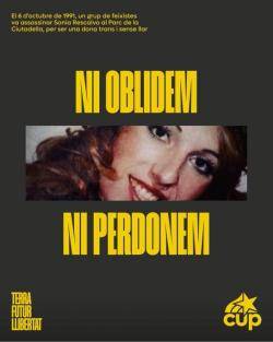 La CUP recorda Sonia Rescalvo, assassinada per neonazis ara fa 35 anys a Barcelona