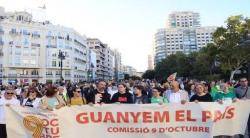 El 9 d'Octubre reivindica la llengua, la sobirania i els drets socials als carrers de Val&egrave;ncia