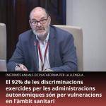 Plataforma per la Llengua alerta de l'augment de les discriminacions ling&uuml;&iacute;stiques a les administracions p&uacute;bliques