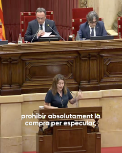 La CUP situa l�habitatge i la sobirania al centre d�un debat que mant&eacute; viu el conflicte nacional