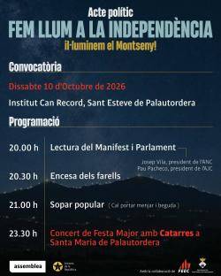 &laquo;Fem llum a la independ&egrave;ncia&raquo;