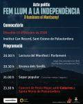 L�ANC il&middot;luminar&agrave; el Montseny amb 60 farells en un clam per la independ&egrave;ncia